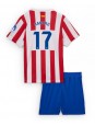 Billige Atletico Madrid David Hancko #17 Hjemmedraktsett Barn 2025-26 Kortermet (+ Korte bukser)